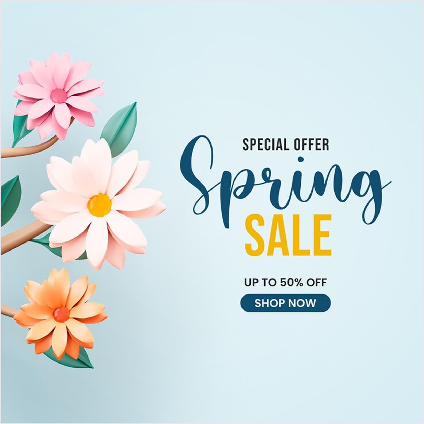 <p>Spring sale</p>